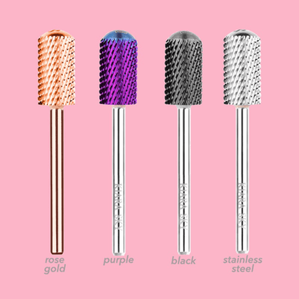 Kiara Sky Nail Drill Bit - Large Smooth Top Coarse Bit (Rose Gold)